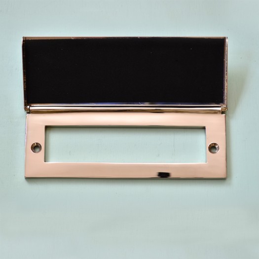 letter plate tidy polished nickel