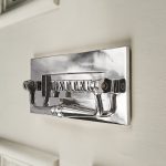 classic letterplate with clapper nickel