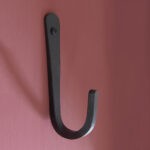 simple black metal hook