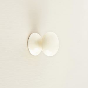 porcelain cabinet knob cream