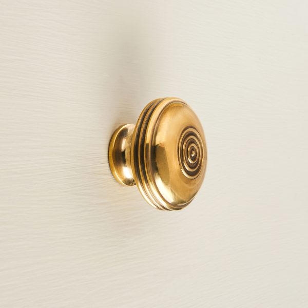 regency style large cabinet knob brass save 10%