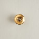 regency style large cabinet knob brass save 10%
