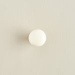 porcelain cabinet knob cream