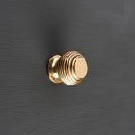 Victorian Cupboard Knob - Brass Beehive (single)