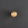 beehive small cabinet knob aged brass