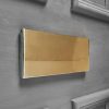 letter plate tidy polished brass