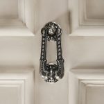 sherlock door knocker aged nickel