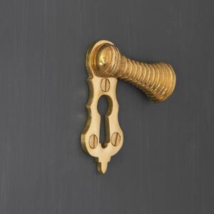 beehive lady escutcheon brass