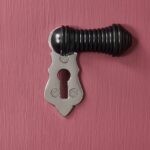 ebony and nickel escutcheon