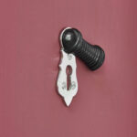 ebony and nickel escutcheon