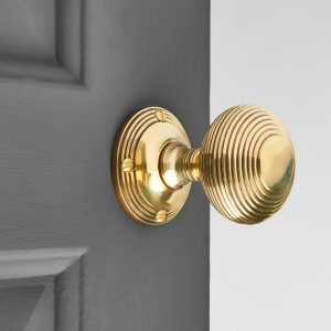 beehive empire door knobs (pair) brass save 15%