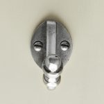 forged coat hook pewter