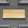 letter plate tidy polished brass