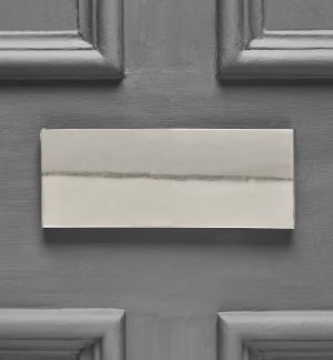 letter plate tidy polished nickel
