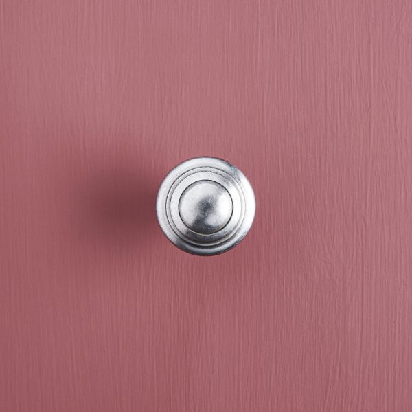 natural smooth cabinet knob pewter