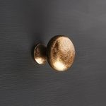 button cabinet knob antique brass