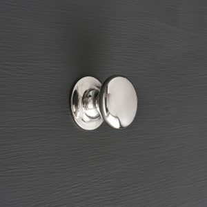 victorian cupboard knob polished nickel