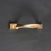 d pull drawer & cupboard handle brass