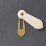 porcelain escutcheon cream