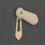 porcelain escutcheon cream