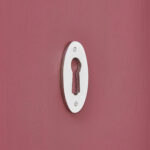 oval escutcheon polished nickel