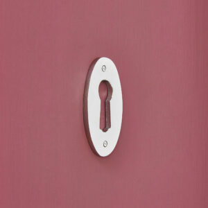 oval escutcheon polished nickel