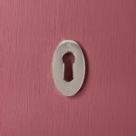 oval escutcheon polished nickel