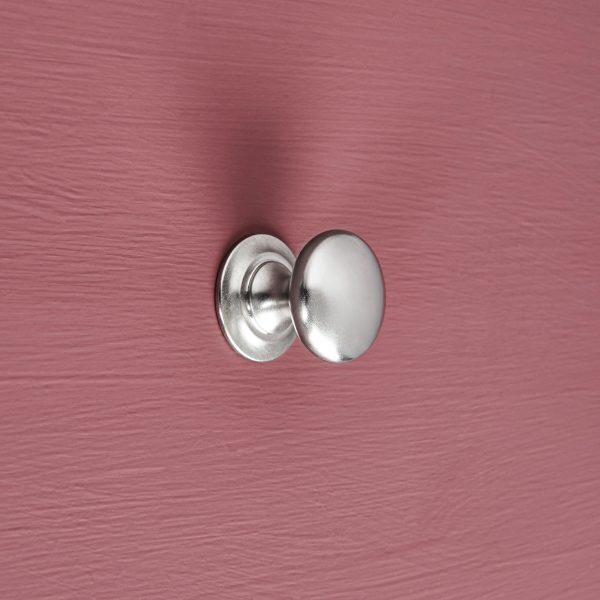 victorian cupboard knob satin nickel