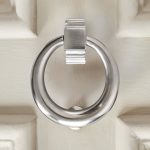 hoop door knocker satin nickel