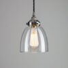 bell glass pendant light small save 60%