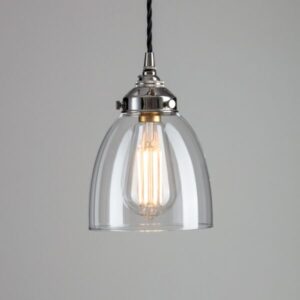 bell glass pendant light small save 60%