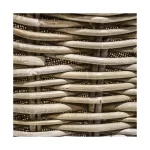 wicker log basket lined