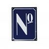 French Style Metal Door Sign "No" - save 80%