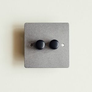 2 Gang Dimmer Switch - Patine