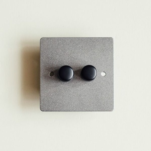 2 Gang Dimmer Switch - Patine