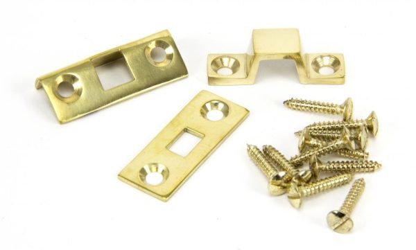 Universal Knob Bolt - Polished Brass - Image 2