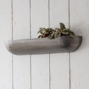 Trough Wall Planter - Antique Pewter save 30%
