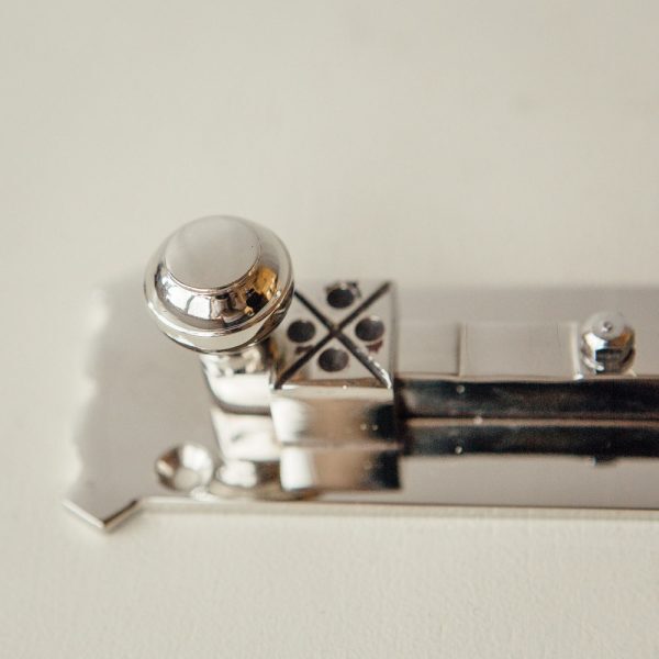 Arts & Crafts Bolt - Polished Nickel - Image 2