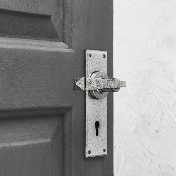 Avon Lever Handles (Pair) - Pewter - Image 3