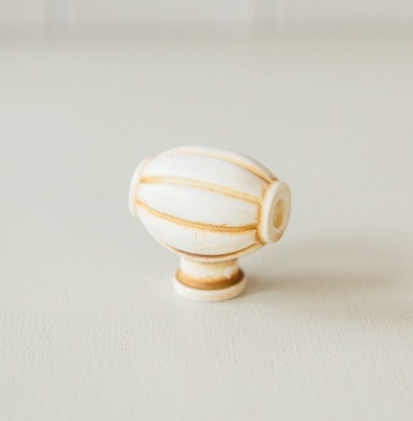 Barrel Cabinet Knob from Turnstyle (Box of 6) - Ochre SAVE 80%