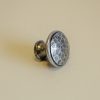 Beaten Cupboard Knob - Pewter