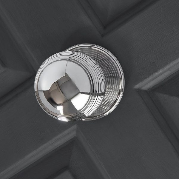 Beehive Large Door Pull - Polished Nickel - Image 3