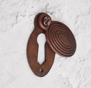 Beehive Escutcheon - Aged Bronze