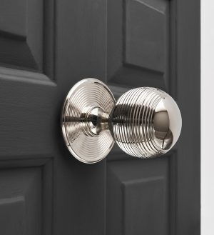 Beehive Large Door Pull - Polished Nickel
