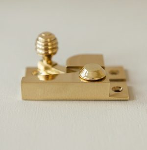 Beehive Sash Window Fastener - Brass