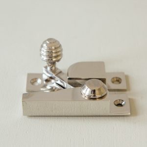 Beehive Sash Window Fastener - Polished Nickel