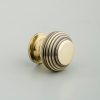 Beehive Small Cabinet Knob - Aged Brass - Image 4