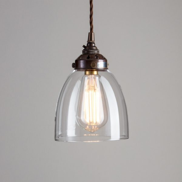 Bell Glass Pendant Light - Small SAVE 60% - Image 2