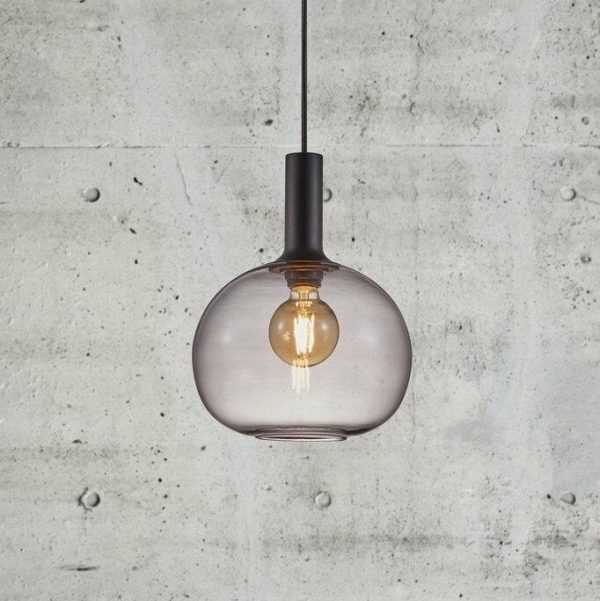 Blown Smoked Glass Pendant Lights - SAVE 60% - Image 3