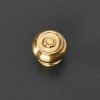 Regency Style Small Cabinet Knob - Brass - Image 2